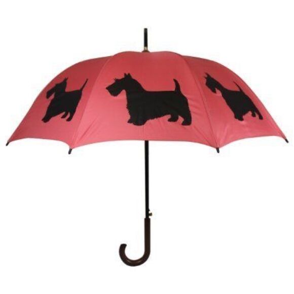 San Francisco Umbrella Co Walking Umbrella Scotty Scottish Terrier - Picture 1 of 5